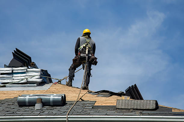 Professional Roof Replacement technician working in Montvale, VA